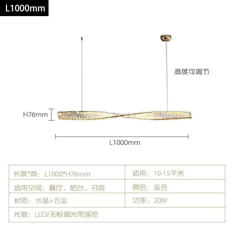 LED Lumière de Luxe Nordique Cristal pour Applique Murale Postmoderne Chic