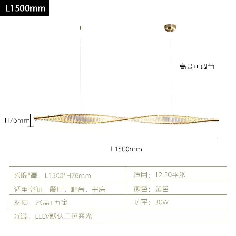 LED Lumière de Luxe Nordique Cristal pour Applique Murale Postmoderne Chic