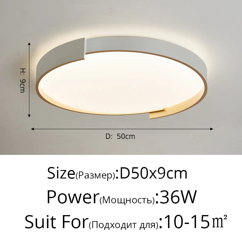 Plafonnier Nordique LED pour chambre étude salon bébé chambre décoration intérieure