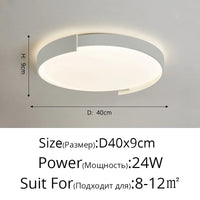 Plafonnier Nordique LED pour chambre étude salon bébé chambre décoration intérieure