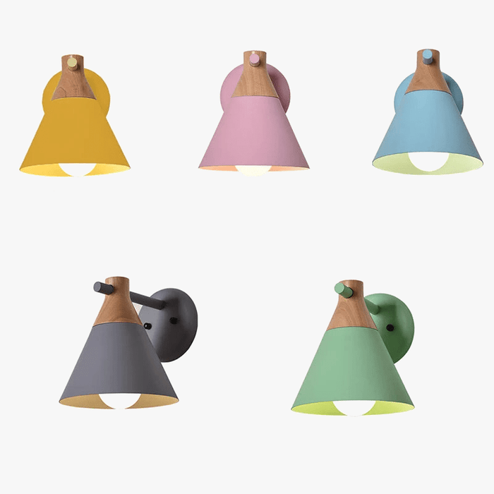 Nordique Macaron - Applique Murale LED Moderne pour le Salon - Éclairage de Chevet et de Fond TV - Idéal pour Foyer, Couloir et Allée | Marco Lucetti
