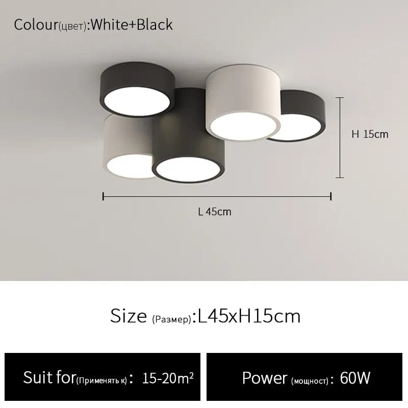 Nordique Mingzhuang Downlight LED plafonnier - Éclairage Simple et Moderne pour la Maison | Marco Lucetti
