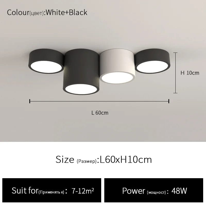 Nordique Mingzhuang Downlight LED plafonnier - Éclairage Simple et Moderne pour la Maison | Marco Lucetti