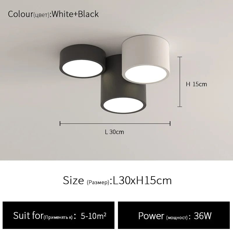 Nordique Mingzhuang Downlight LED plafonnier - Éclairage Simple et Moderne pour la Maison | Marco Lucetti
