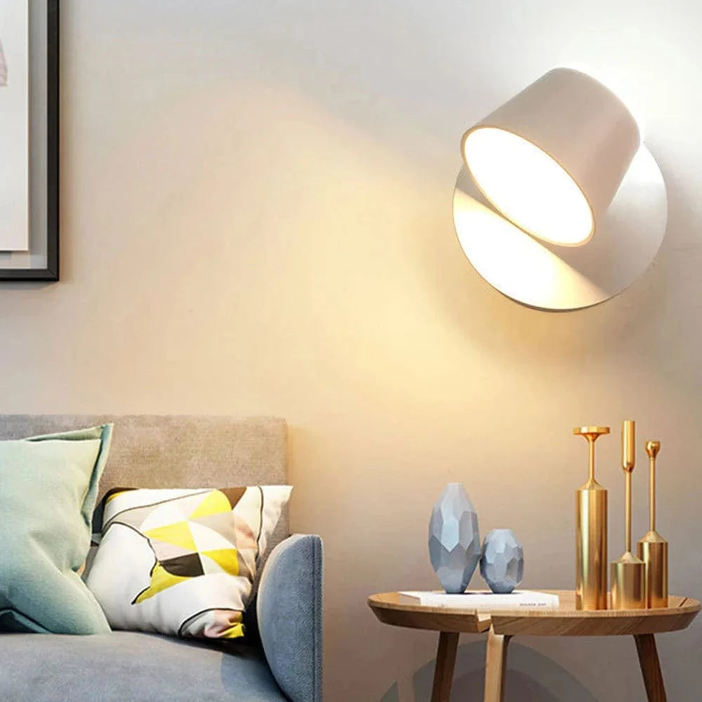 Nordique Moderne - Applique Murale LED Réglable à 360° pour Allée, Salon, Hôtel et Chambre | Marco Lucetti