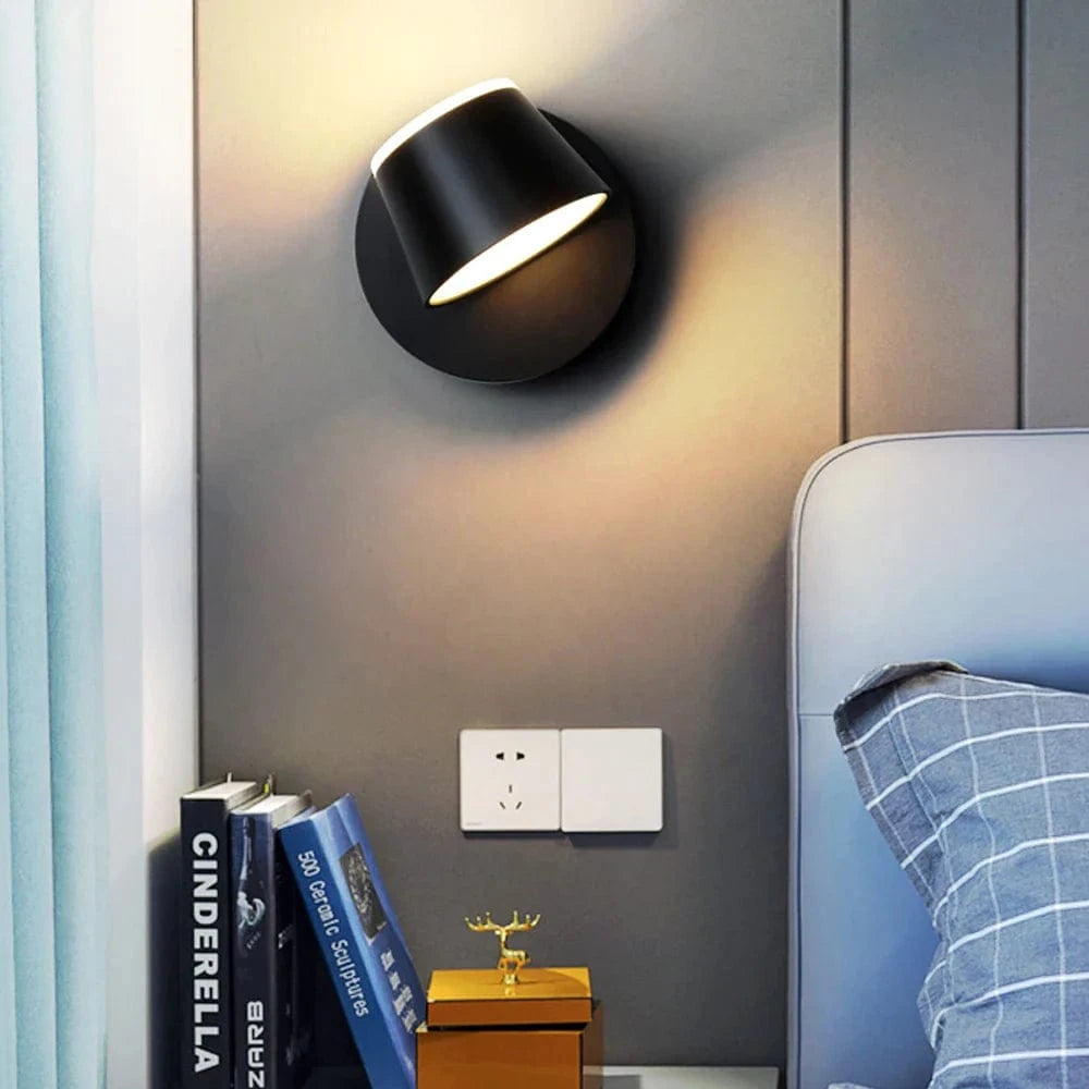 Nordique Moderne - Applique Murale LED Réglable à 360° pour Allée, Salon, Hôtel et Chambre | Marco Lucetti