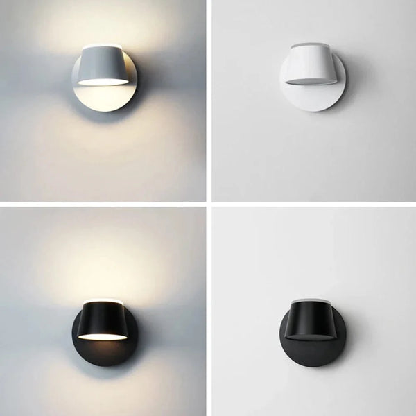 Nordique Moderne - Applique Murale LED Réglable à 360° pour Allée, Salon, Hôtel et Chambre | Marco Lucetti