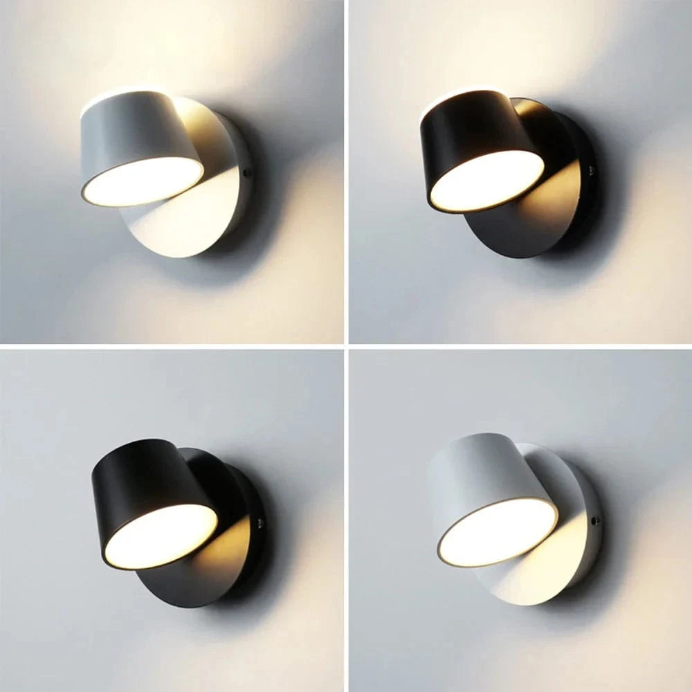 Nordique Moderne - Applique Murale LED Réglable à 360° pour Allée, Salon, Hôtel et Chambre | Marco Lucetti