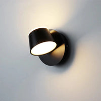Nordique Moderne - Applique Murale LED Réglable à 360° pour Allée, Salon, Hôtel et Chambre | Marco Lucetti Noir / Blanc chaud (2700-3500K)