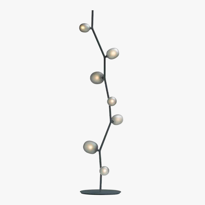 Lampadaire Nordique Moderne Minimaliste Design Haricot Magique en Verre Arbre pour Chambre, Bureau ou Salon