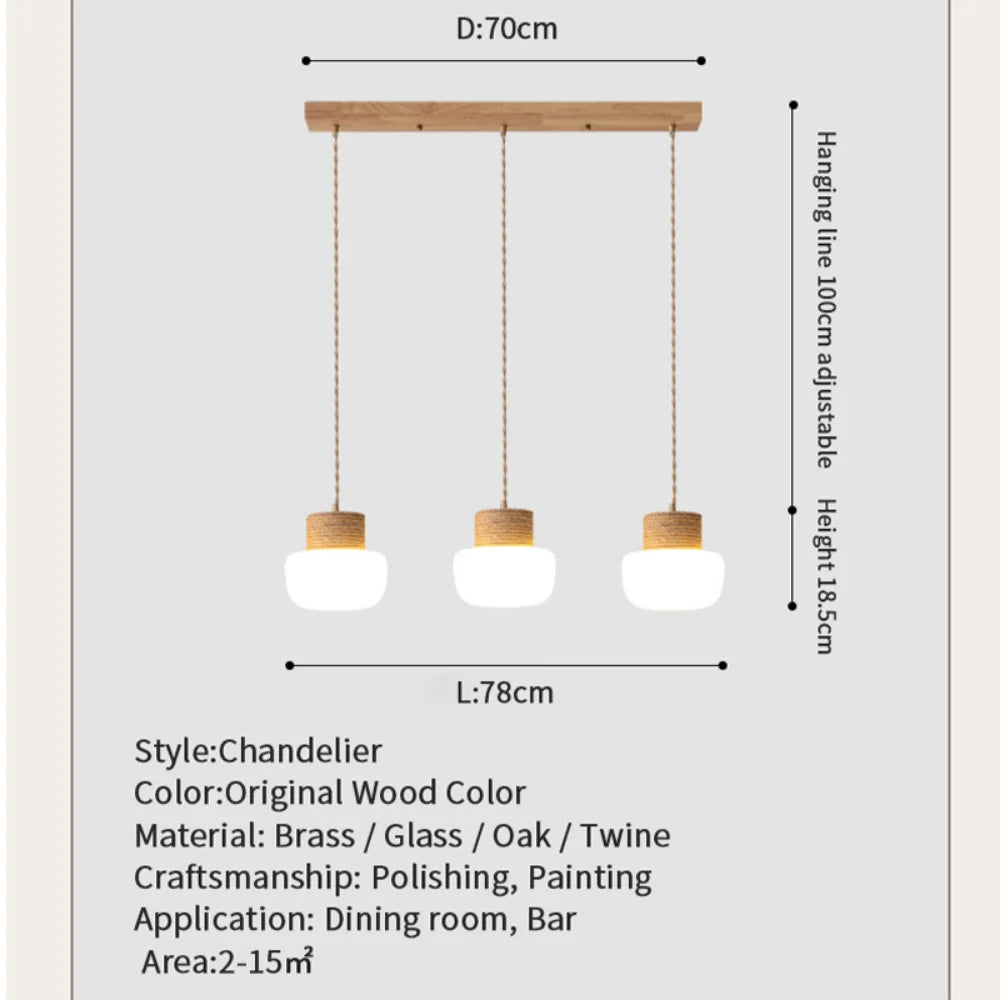 Nordique Moderne: Suspension LED pour Salle à Manger et Chambre