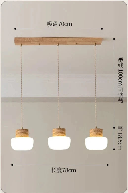 Nordique Moderne: Suspension LED pour Salle à Manger et Chambre | Marco Lucetti 3 têtes