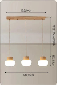 Nordique Moderne: Suspension LED pour Salle à Manger et Chambre | Marco Lucetti 3 têtes