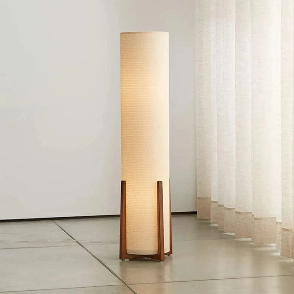 Nordique moderne Zen lampadaires en bois massif Uminaires avec télécommande pour salon et chambre | Marco Lucetti