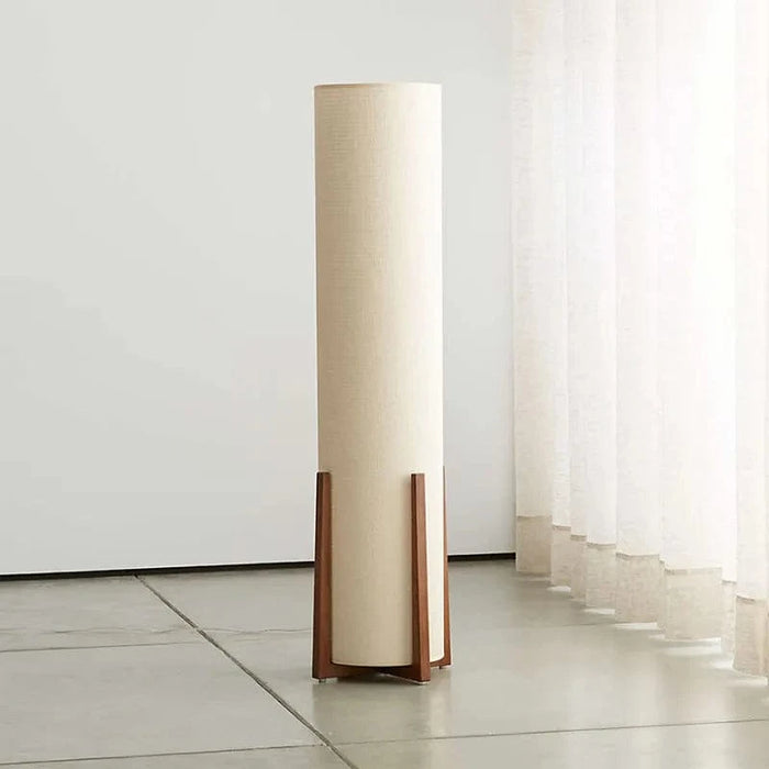 Nordique moderne Zen lampadaires en bois massif Uminaires avec télécommande pour salon et chambre | Marco Lucetti