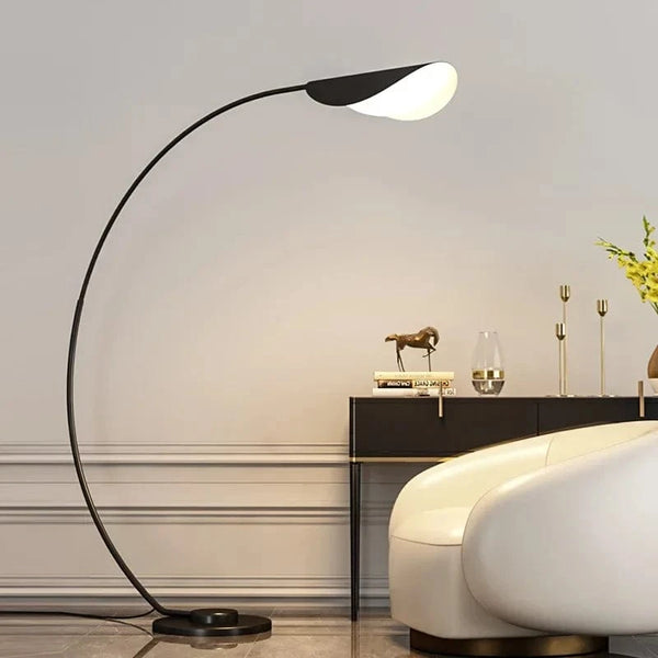 Nordique Noir Parabolique LAMPADAIRE LED - Chambre et Chevet, Lampe de Lecture Créative - Salon et Déco Eclairage Ambiance | Marco Lucetti