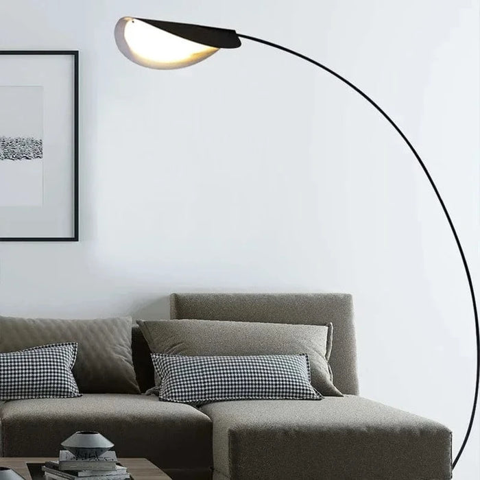 Nordique Noir Parabolique LAMPADAIRE LED - Chambre et Chevet, Lampe de Lecture Créative - Salon et Déco Eclairage Ambiance | Marco Lucetti