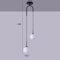 Nordique - PENDENTIF LED Lumières pour Chambre Chevet & Bar - Design Créatif Bar Décoratif | Marco Lucetti Noir / Avec ampoule (3000k)