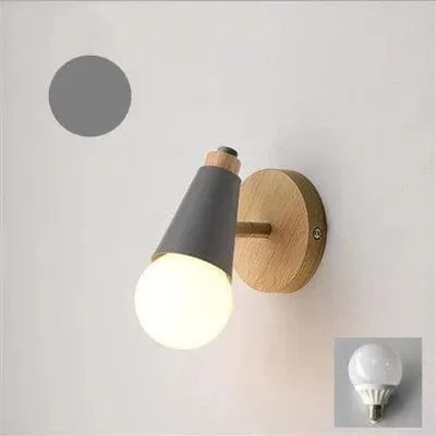 Nordique Simple - Lumières LED pour la décoration de chambre d'enfant | Marco Lucetti Gris / Sans ampoule