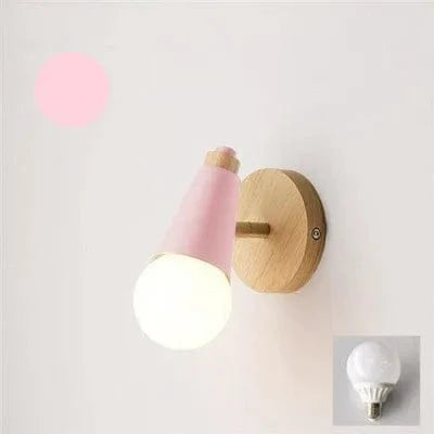 Nordique Simple - Lumières LED pour la décoration de chambre d'enfant | Marco Lucetti Rose / Sans ampoule