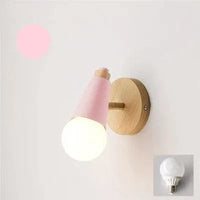 Nordique Simple - Lumières LED pour la décoration de chambre d'enfant | Marco Lucetti Rose / Sans ampoule