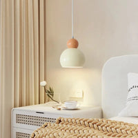 Nordique - Suspension Plafonnier LED Crème Vent Gourde - Lampe de Salon et Chambre - Éclairage Moderne et Élégant | Marco Lucetti