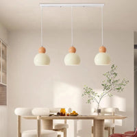 Nordique - Suspension Plafonnier LED Crème Vent Gourde - Lampe de Salon et Chambre - Éclairage Moderne et Élégant | Marco Lucetti