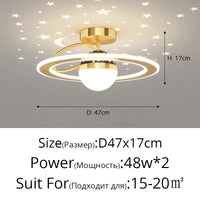 Plafonnier nordique moderne à LED de luxe "Étoile Ciel"