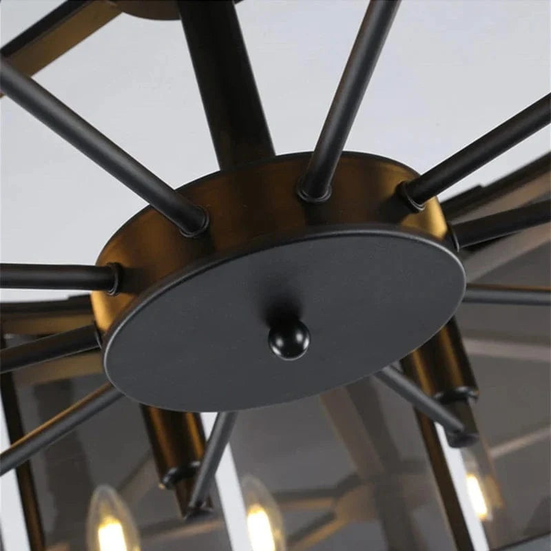 Nouveau lustre de restaurant avec variété de cristaux prestige | Marco Lucetti