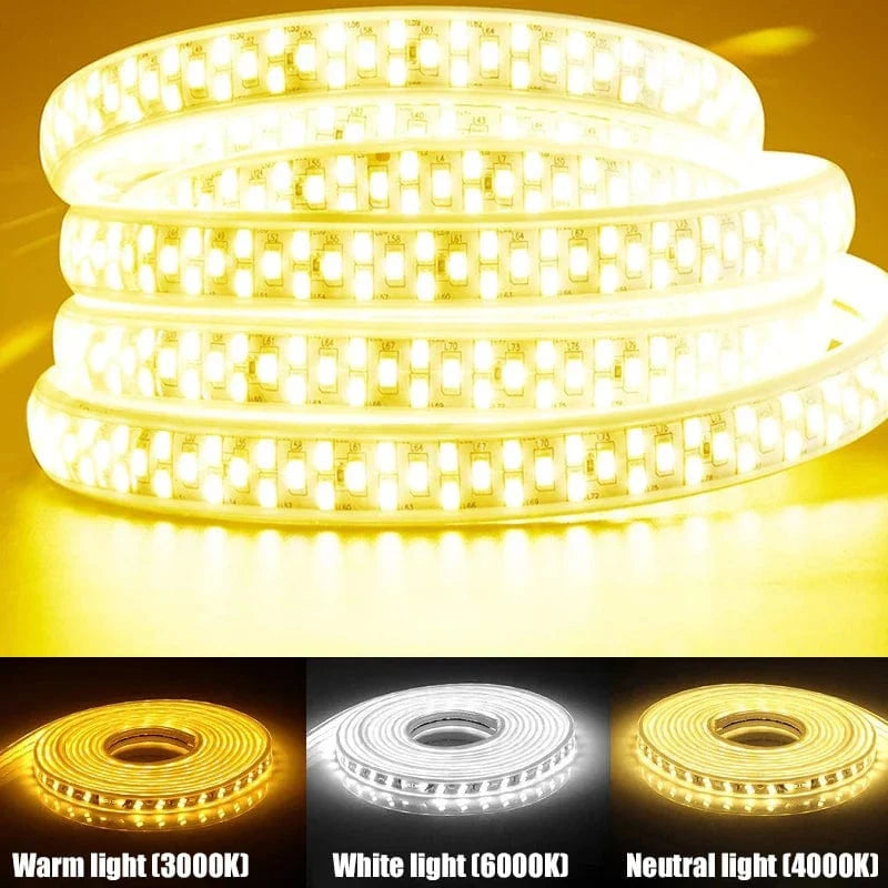 Nouveau Lustre Nordique Luxe Créatif en Acier Inoxydable Galvanisé pour Restaurant Moderne | Marco Lucetti Source de lumière LED / 3 Anneaux - L80cm / Blanc froid, pas de télécommande