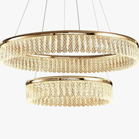 Nouveau lustre rond LED de luxe pour la décoration intérieure | Marco Lucetti