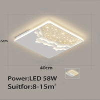 Nouveau Luxe - Salon Plafonnier Moderne Intelligent LED - Décoration Intérieure | Marco Lucetti 40 cm / Lumière blanche