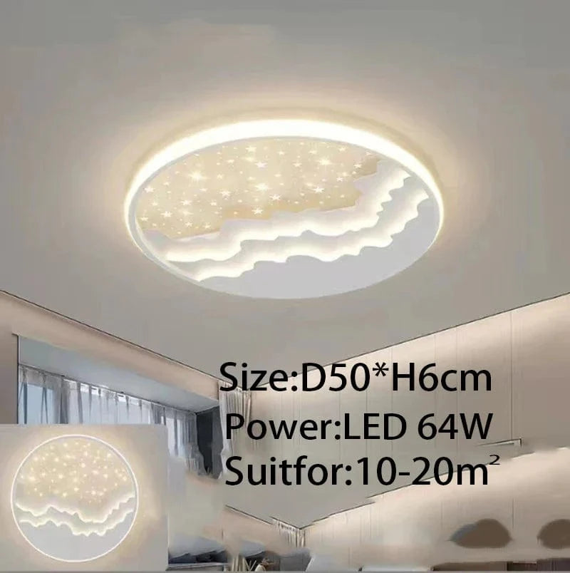 Nouveau Luxe - Salon Plafonnier Moderne Intelligent LED - Décoration Intérieure | Marco Lucetti 50 cm 1 / Lumière blanche