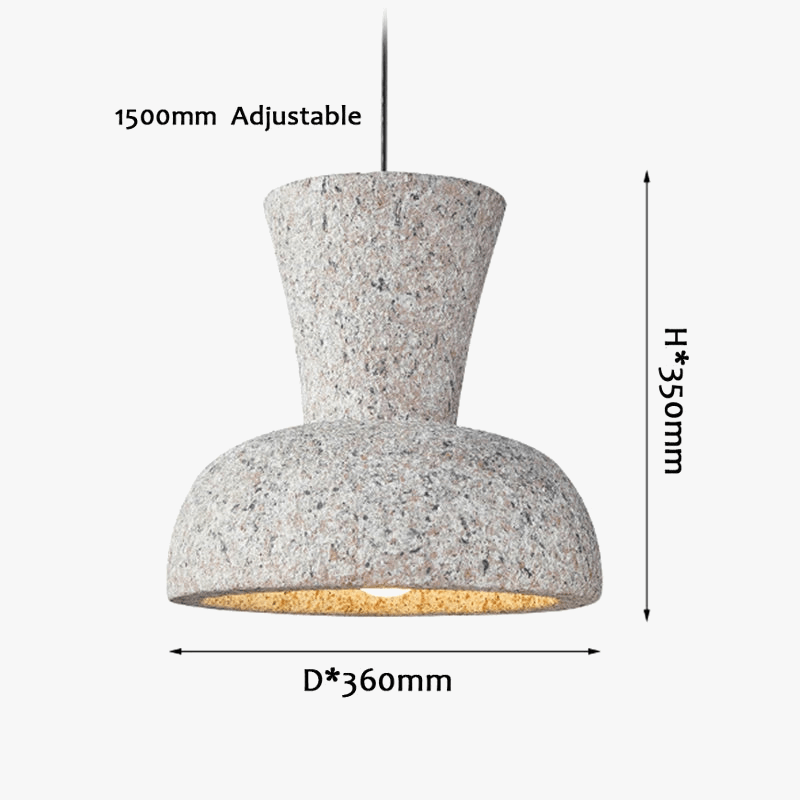 Nouveau modèle japonais Wabi Sabi : Suspension européenne pour chambre, salle à manger, bar, bureau et chevet | Marco Lucetti