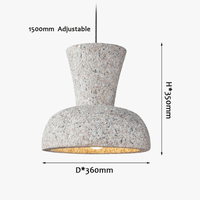 Nouveau modèle japonais Wabi Sabi : Suspension européenne pour chambre, salle à manger, bar, bureau et chevet | Marco Lucetti