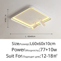 Nouveau Plafond Moderne à LED Monté en Surface - Illuminateur de Spaces | Marco Lucetti