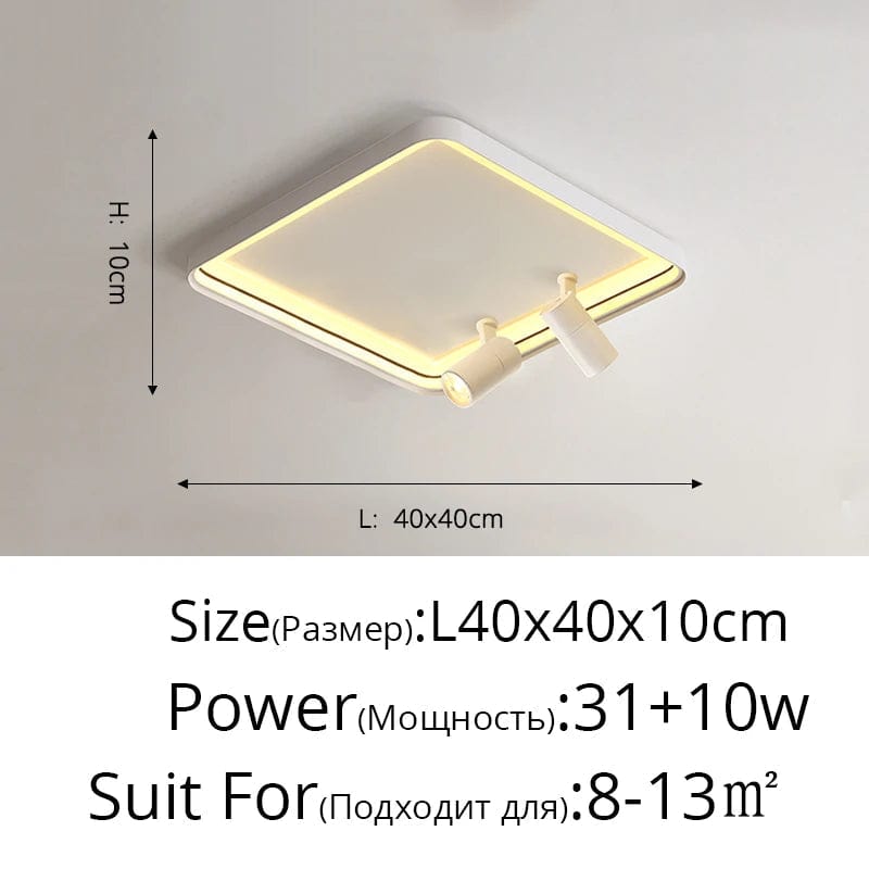 Nouveau Plafond Moderne à LED Monté en Surface - Illuminateur de Spaces