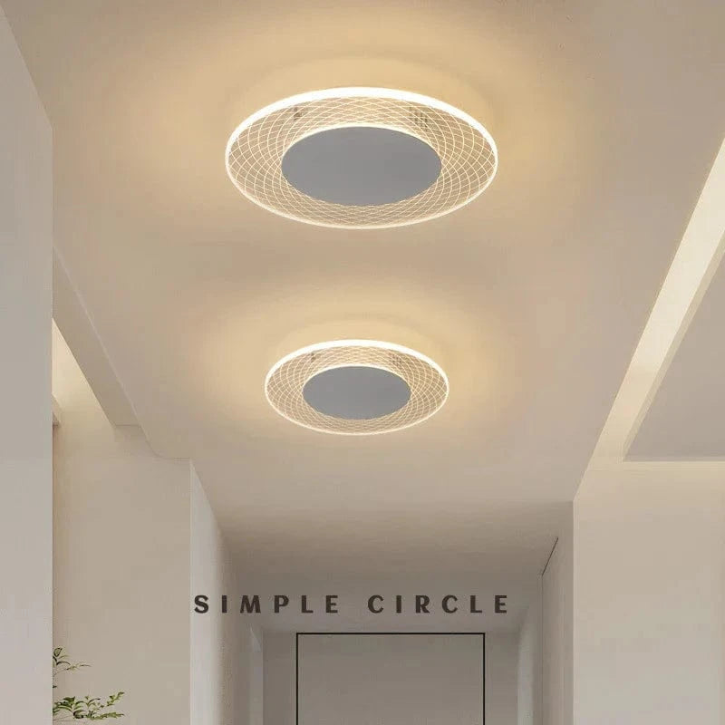 Nouveau Plafonnier LED Ultra-mince en Acrylique Moderne | Marco Lucetti