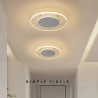 Nouveau Plafonnier LED Ultra-mince en Acrylique Moderne | Marco Lucetti