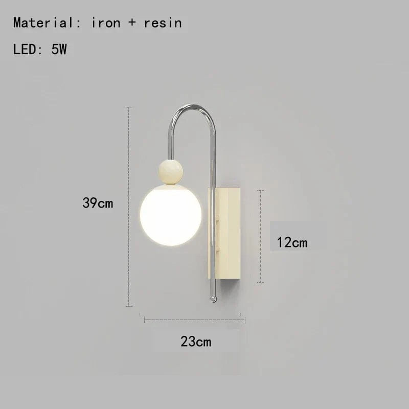 Nouveau Style Lampe LED Murale en Métal avec Gradation Variable et Livraison Directe | Marco Lucetti Blanc / 3 modifiables