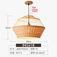 Suspension luminaire en bambou de qualité supérieure pour restaurant et hôtel