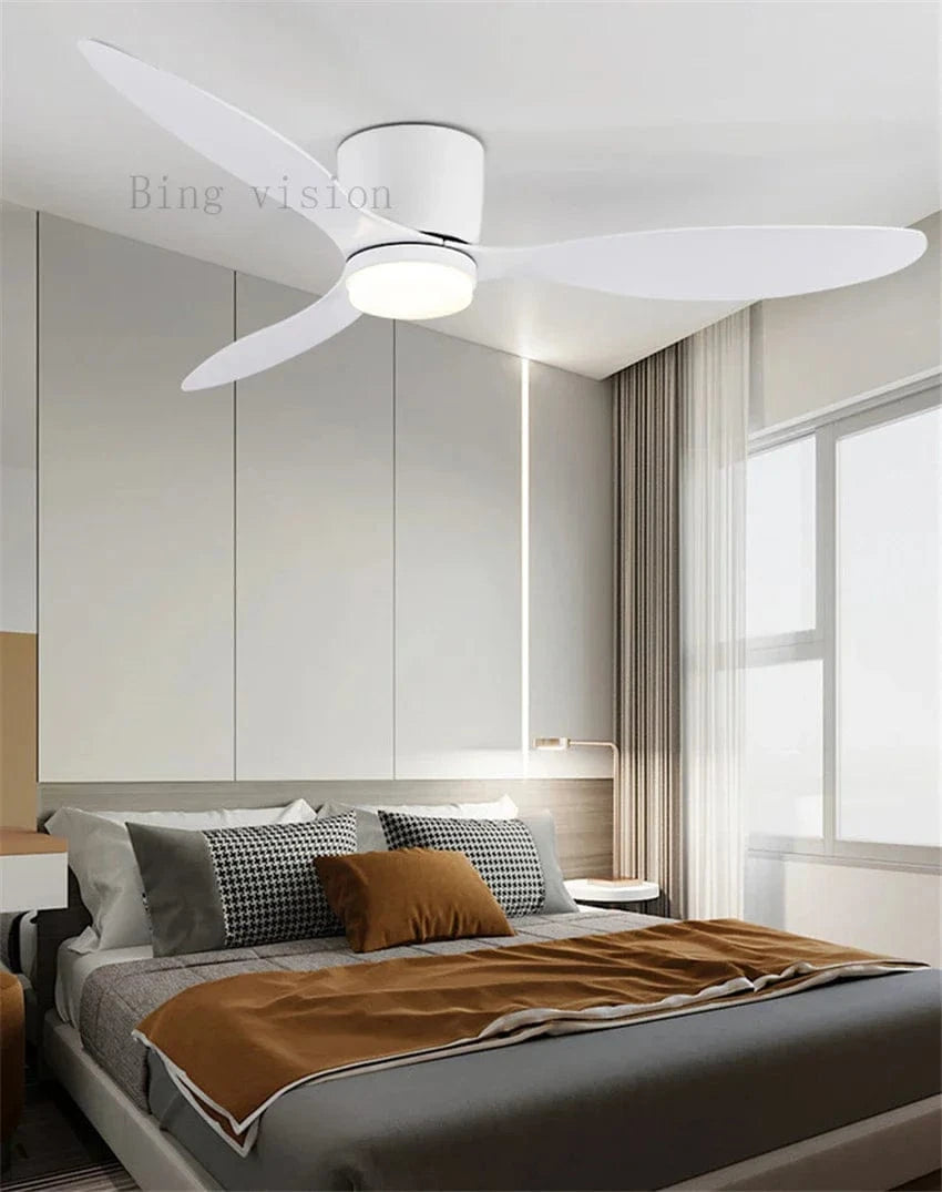 Nouveau Ventilateur de Plafond LED Nordique avec Télécommande - Qualité Haut de Gamme | Marco Lucetti Avec des lumières 2 / 42 pouces