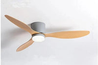 Nouveau Ventilateur de Plafond LED Nordique avec Télécommande - Qualité Haut de Gamme | Marco Lucetti Gris avec de la lumière / 42 pouces