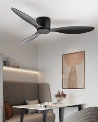 Nouveau Ventilateur de Plafond LED Nordique avec Télécommande - Qualité Haut de Gamme | Marco Lucetti Pas de lumière 1 / 42 pouces