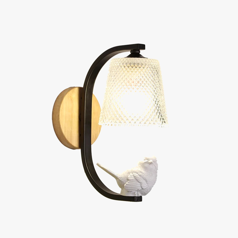 Applique murale LED nordique - Collection Oiseaux