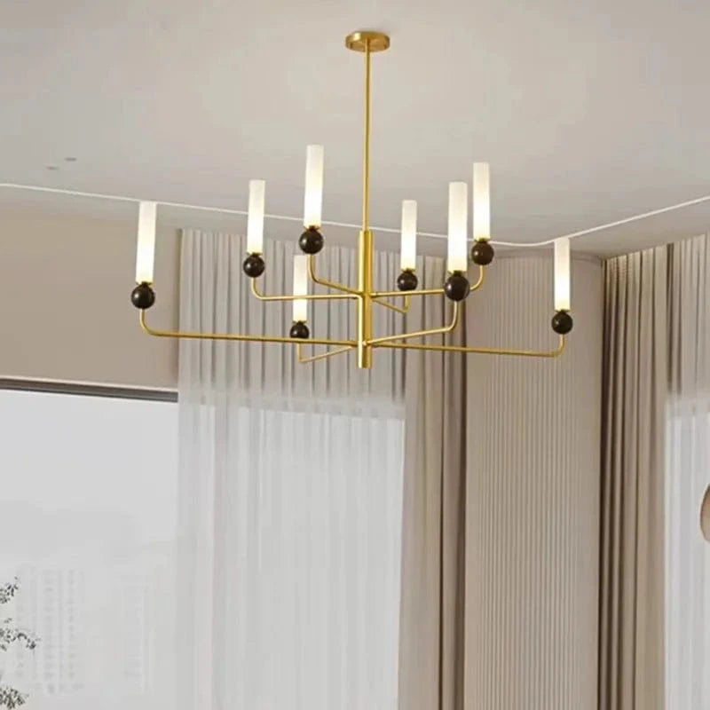 Nouvelle Collection de Lampes Suspendues en Marbre et Cuivre Réglables | Marco Lucetti