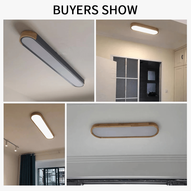 Nouvelle collection de plafonniers minimalistes en bois massif avec panneaux acryliques | Marco Lucetti