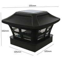 Nouvelle Lampe Solaire pour Pilier de Clôture Carré Blanc Chaud - Éclairage Extérieur de Jardin | Marco Lucetti 10,5 cm 1 / CN
