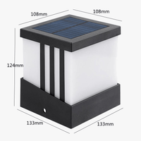 Nouvelle Lampe Solaire pour Pilier de Clôture Carré Blanc Chaud - Éclairage Extérieur de Jardin | Marco Lucetti