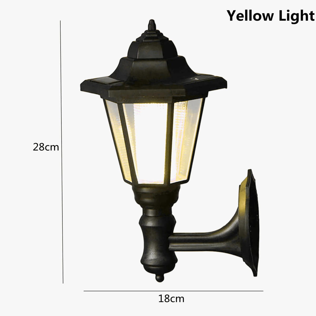 Nouvelle Lampe Solaire pour Pilier de Clôture Carré Blanc Chaud - Éclairage Extérieur de Jardin | Marco Lucetti